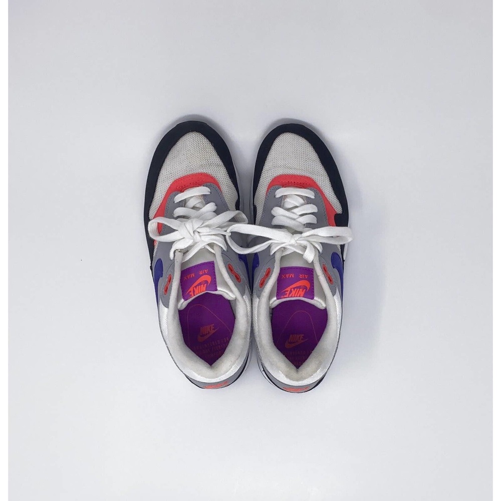 Nike Air Max 1 Women's Raptors Black Purple Gray Pink White Size 7 | 319986-114 - Picture 4 of 6
